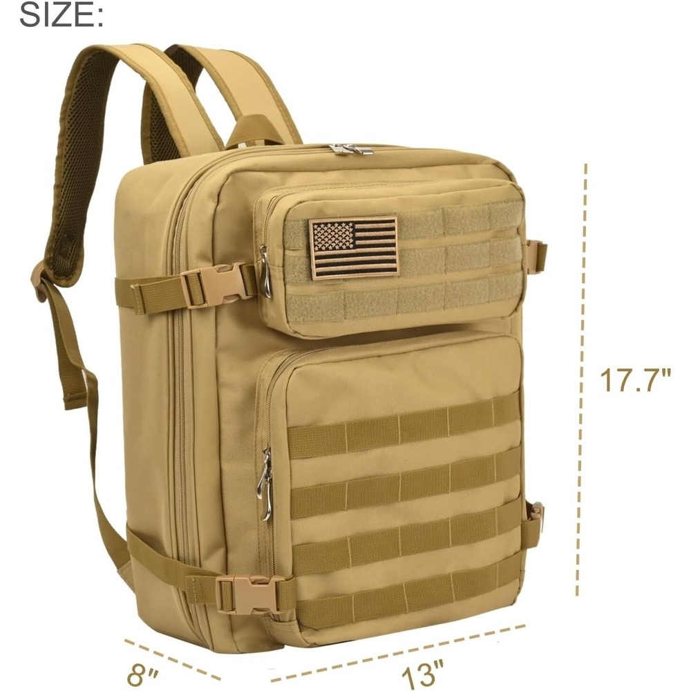 Army Backpack Military Tactical Bags Hunting Trekking Bug Out Bag - Picture 2 of 6